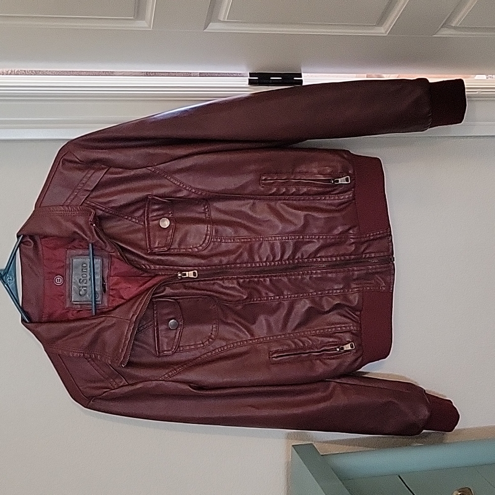 Faux Leather Jacket
